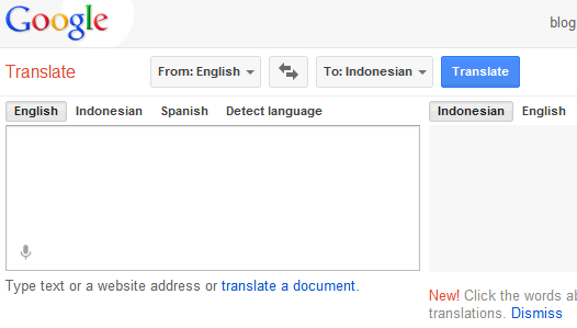 google translate indonesia to tetum